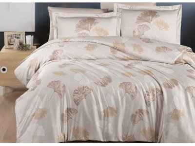 Постельное белье First Choice - Sofira Beige (Turkey), полуторный комплект
